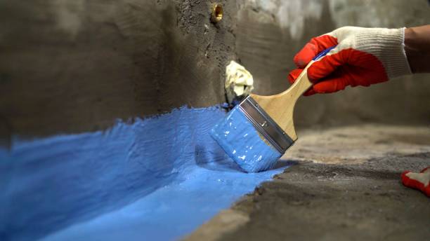 Commercial Wet Basement Repair project at a Glenview, IL business property by SJ Waterproofing Pros